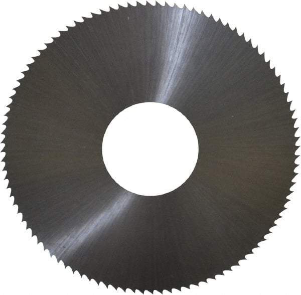 Controx - 2" Diam x 0.02" Blade Thickness x 5/8" Arbor Hole Diam, 100 Tooth Slitting and Slotting Saw - Arbor Connection, Right Hand, Uncoated, High Speed Steel, Concave Ground - Americas Industrial Supply