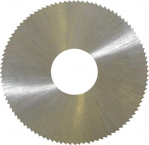 Controx - 2" Diam x 0.025" Blade Thickness x 5/8" Arbor Hole Diam, 100 Tooth Slitting & Slotting Saw - Arbor Connection, Right Hand, Uncoated, M2 High Speed Steel, Concave Ground - Americas Industrial Supply