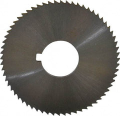 Controx - 2" Diam x 0.0781" Blade Thickness x 5/8" Arbor Hole Diam, 64 Tooth Slitting and Slotting Saw - Arbor Connection, Right Hand, Uncoated, Cobalt, Concave Ground, Contains Keyway - Americas Industrial Supply