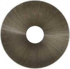 Controx - 2-1/2" Diam x 0.01" Blade Thickness x 5/8" Arbor Hole Diam, 160 Tooth Slitting and Slotting Saw - Arbor Connection, Right Hand, Uncoated, High Speed Steel, Concave Ground - Americas Industrial Supply