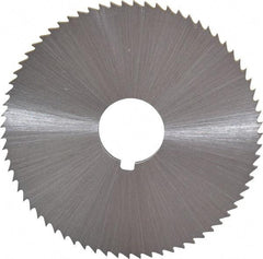 Controx - 2-1/2" Diam x 0.0938" Blade Thickness x 5/8" Arbor Hole Diam, 72 Tooth Slitting and Slotting Saw - Arbor Connection, Right Hand, Uncoated, Cobalt, Concave Ground, Contains Keyway - Americas Industrial Supply