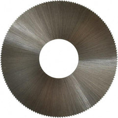 Controx - 3" Diam x 0.014" Blade Thickness x 1" Arbor Hole Diam, 160 Tooth Slitting and Slotting Saw - Arbor Connection, Right Hand, Uncoated, High Speed Steel, Concave Ground - Americas Industrial Supply