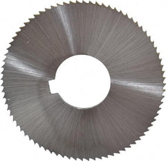 Controx - 3" Diam x 0.025" Blade Thickness x 1" Arbor Hole Diam, 128 Tooth Slitting & Slotting Saw - Arbor Connection, Right Hand, Uncoated, M2 High Speed Steel, Concave Ground - Americas Industrial Supply