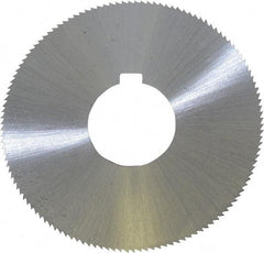 Controx - 3" Diam x 0.0469" Blade Thickness x 1" Arbor Hole Diam, 128 Tooth Slitting and Slotting Saw - Arbor Connection, Right Hand, Uncoated, Cobalt, Concave Ground, Contains Keyway - Americas Industrial Supply