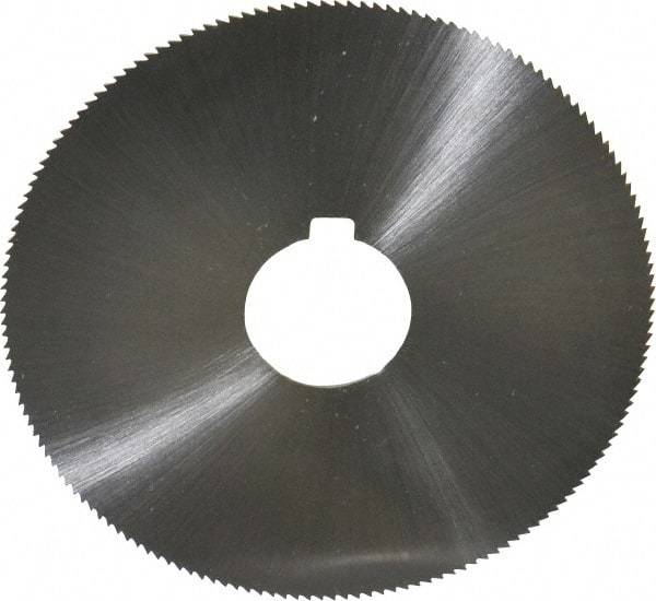 Controx - 4" Diam x 0.0313" Blade Thickness x 1" Arbor Hole Diam, 160 Tooth Slitting and Slotting Saw - Arbor Connection, Right Hand, Uncoated, Cobalt, Concave Ground - Americas Industrial Supply