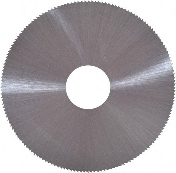 Controx - 4" Diam x 0.0938" Blade Thickness x 1" Arbor Hole Diam, 80 Tooth Slitting and Slotting Saw - Arbor Connection, Right Hand, Uncoated, Cobalt, Concave Ground, Contains Keyway - Americas Industrial Supply