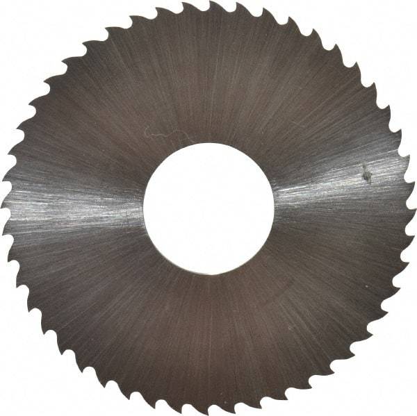 Controx - 2" Diam x 0.0313" Blade Thickness x 5/8" Arbor Hole Diam, 48 Tooth Slitting & Slotting Saw - Arbor Connection, Right Hand, Uncoated, M2 High Speed Steel, 15° Rake, Concave Ground - Americas Industrial Supply