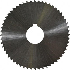 Controx - 2-1/2" Diam x 0.0469" Blade Thickness x 5/8" Arbor Hole Diam, 56 Tooth Slitting and Slotting Saw - Arbor Connection, Right Hand, Uncoated, Cobalt, 15° Rake, Concave Ground, Contains Keyway - Americas Industrial Supply