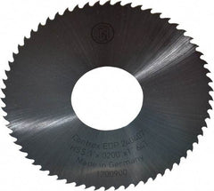 Controx - 3" Diam x 0.02" Blade Thickness x 1" Arbor Hole Diam, 64 Tooth Slitting and Slotting Saw - Arbor Connection, Right Hand, Uncoated, High Speed Steel, 15° Rake, Concave Ground - Americas Industrial Supply