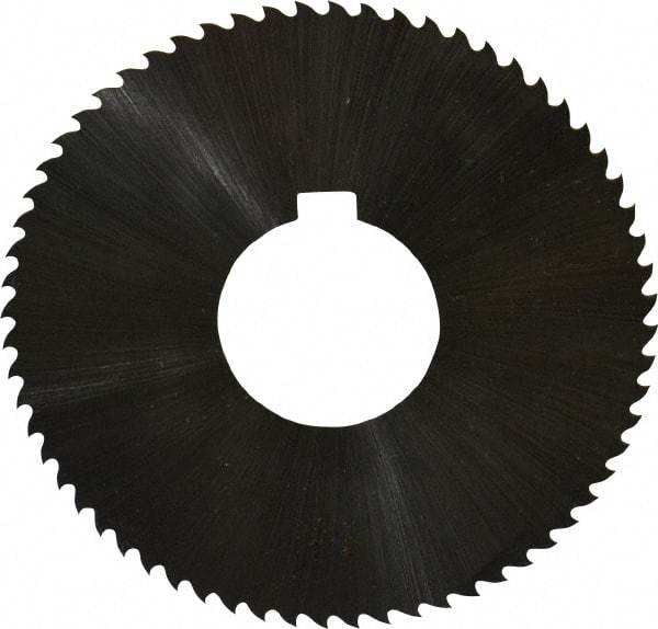 Controx - 3" Diam x 0.0313" Blade Thickness x 1" Arbor Hole Diam, 64 Tooth Slitting & Slotting Saw - Arbor Connection, Right Hand, Uncoated, M2 High Speed Steel, 15° Rake, Concave Ground - Americas Industrial Supply