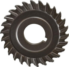 Controx - 2" Blade Diam x 1/8" Blade Thickness, 5/8" Hole, 26 Teeth, Cobalt Side Chip Saw - Straight Tooth, Arbor Connection, Right Hand Cut, Uncoated, with Keyway - Americas Industrial Supply