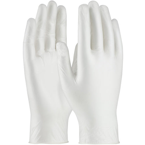 ‎64-435PF/M Disposable Gloves - Ambi-Dex Disposable Vinyl - 5 mil Clear - Premium Grade - Powder Free - Exact Industrial Supply