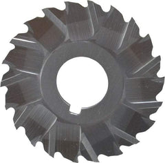 Controx - 2" Blade Diam x 1/16" Blade Thickness, 5/8" Hole, 22 Teeth, Cobalt Side Chip Saw - Staggered Tooth, Arbor Connection, Right Hand Cut, Uncoated, with Keyway - Americas Industrial Supply