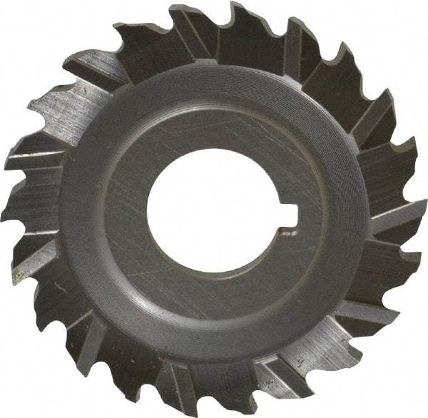 Controx - 2" Blade Diam x 1/8" Blade Thickness, 5/8" Hole, 22 Teeth, Cobalt Side Chip Saw - Staggered Tooth, Arbor Connection, Right Hand Cut, Uncoated, with Keyway - Americas Industrial Supply