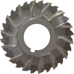 Controx - 2-1/2" Blade Diam x 1/16" Blade Thickness, 7/8" Hole, 28 Teeth, Cobalt Side Chip Saw - Staggered Tooth, Arbor Connection, Right Hand Cut, Uncoated, with Keyway - Americas Industrial Supply