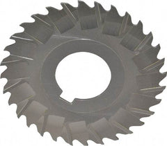 Controx - 3" Blade Diam x 1/16" Blade Thickness, 1" Hole, 32 Teeth, Cobalt Side Chip Saw - Staggered Tooth, Arbor Connection, Right Hand Cut, Uncoated, with Keyway - Americas Industrial Supply