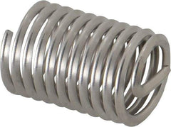 Heli-Coil - 1/2-13 UNC, 1" OAL, Free Running Helical Insert - 14-1/8 Free Coils, Tanged, Stainless Steel, 2D Insert Length - Americas Industrial Supply