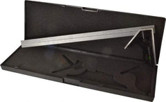SPI - 2 Piece, 18" Combination Square Set - 1/16, 1/32, 1/64 & 1/8" (4R) Graduation, Hardened Steel Blade, Hardened Steel Square Head - Americas Industrial Supply