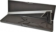 SPI - 2 Piece, 18" Combination Square Set - 1/32 & 1/64" (English/Metric) Graduation, Hardened Steel Blade, Hardened Steel Square Head - Americas Industrial Supply