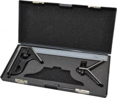 SPI - 3 Piece, 12" Combination Square Set - 1/16, 1/32, 1/64 & 1/8" (4R) Graduation, Hardened Steel Blade, Hardened Steel Center & Square Head - Americas Industrial Supply