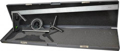 SPI - 4 Piece, 24" Combination Square Set - 1/100, 1/32, 1/50 & 1/64" (16R) Graduation, Hardened Steel Blade, Hardened Steel Center, Protractor & Square Head - Americas Industrial Supply