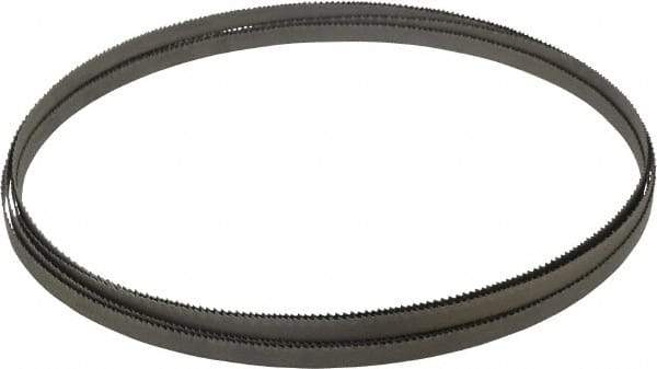 Lenox - 10 to 14 TPI, 12' 6" Long x 3/8" Wide x 0.025" Thick, Welded Band Saw Blade - Bi-Metal, Toothed Edge, Modified Raker Tooth Set, Flexible Back, Contour Cutting - Americas Industrial Supply