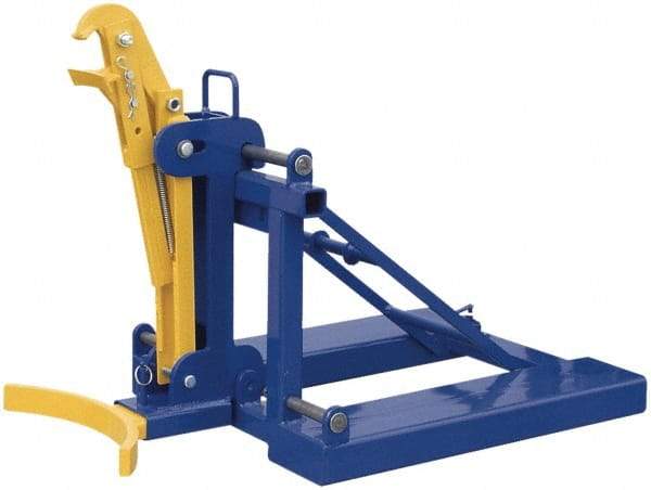 Vestil - 1,000 Lb Load Capacity, 30 & 55 Gal Forklift Drum Handler - 29" Wide x 33" High - Americas Industrial Supply