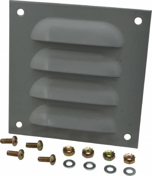 Cooper B-Line - Electrical Enclosure Steel Louver Plate Kit - For Use with Cooper B-Line Enclosures - Americas Industrial Supply