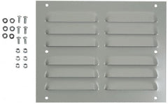 Cooper B-Line - Electrical Enclosure Steel Louver Plate Kit - For Use with Cooper B-Line Enclosures - Americas Industrial Supply