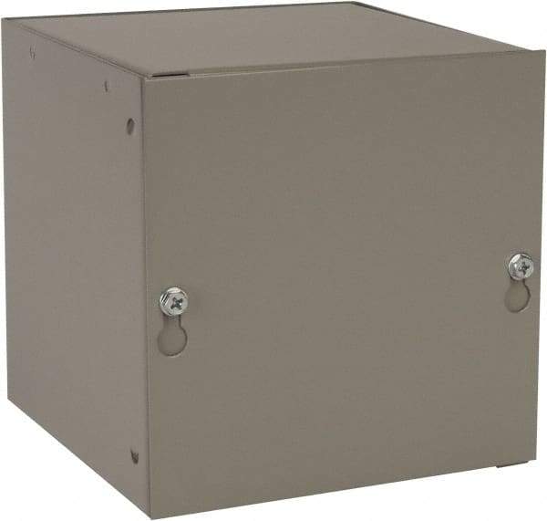 Cooper B-Line - Steel Junction Box Enclosure Screw Flat Cover - NEMA 1, 6" Wide x 6" High x 6" Deep - Americas Industrial Supply