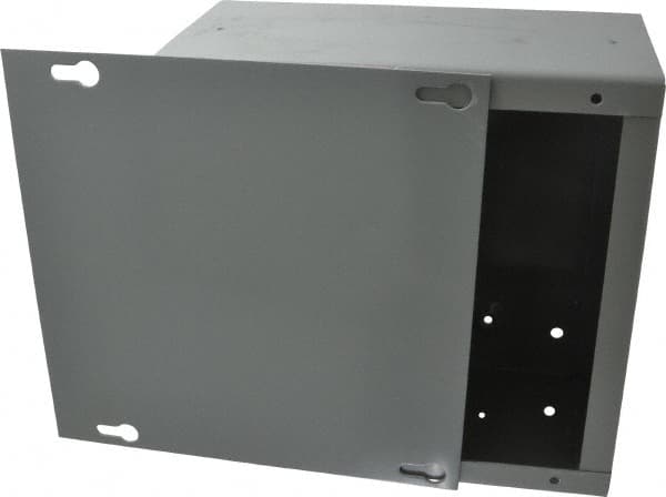 Cooper B-Line - Steel Junction Box Enclosure Screw Flat Cover - NEMA 1, 8" Wide x 8" High x 4" Deep - Americas Industrial Supply