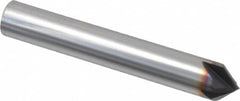 Niagara Cutter - 3/8" Diam 4 Flute Single End Solid Carbide Chamfer Mill - Americas Industrial Supply