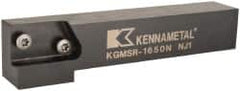 Kennametal - KGMS, Right Hand, Indexable Grooving Tool Holder - 25.4mm Shank Height, 25.4mm Shank Width, 139.9mm OAL - Americas Industrial Supply