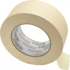 Intertape - 2" Wide x 60 Yd Long Tan Paper Masking Tape - Series PG505, 5.8 mil Thick, 20 In/Lb Tensile Strength - Americas Industrial Supply