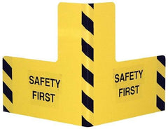Vestil - 16" Long, Steel Corner Protector - Yellow, 8" High x 16" Wide Side - Americas Industrial Supply