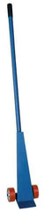 Vestil - 5,000 Lbs. Load Limit 6 Ft. Long Pry Bar Lever Dolly - 6 Inches Wide x 3-3/4 Inch Deep Nose, Steel Handle, Poly-On-Steel Wheels - Americas Industrial Supply