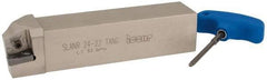 Iscar - SLAN, Right Hand Cut, 1-1/2" Shank Height x 1-1/2" Shank Width, Negative Rake Indexable Turning Toolholder - 7" OAL, LNMX 2210 Insert Compatibility, Series Heliturn - Americas Industrial Supply