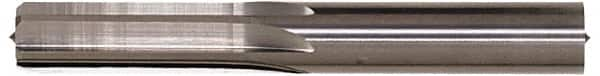 Hertel - Letter U Solid Carbide 6 Flute Chucking Reamer - Straight Flute, Straight Shank, 1-1/4" Flute Length, 3-1/2" OAL - Americas Industrial Supply