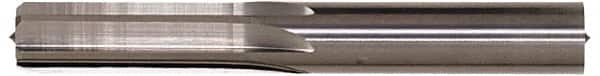 Hertel - 0.31" Solid Carbide 6 Flute Chucking Reamer - Straight Flute, 0.31" Straight Shank, 1-1/8" Flute Length, 3-1/4" OAL - Americas Industrial Supply