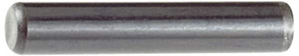 Holo-Krome - 1/8" Diam x 1" Pin Length 4000 Alloy Steel Oversized Dowel Pin - Black Luster Finish, C 47-58 & C 60 (Surface) Hardness, 1 Beveled & 1 Rounded End - Americas Industrial Supply