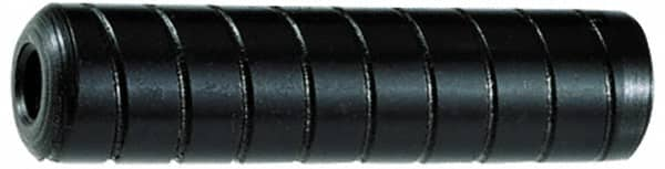 Holo-Krome - 1" Diam x 3" Pin Length 4000 Alloy Steel Pull Out Dowel Pin - Black Luster Finish, C 47-58 & C 60 (Surface) Hardness, 1 Beveled & 1 Threaded End - Americas Industrial Supply