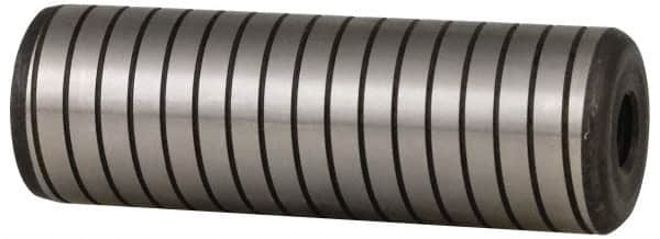 Holo-Krome - 1/2" Diam x 3-1/2" Pin Length 4000 Alloy Steel Pull Out Dowel Pin - Black Luster Finish, C 47-58 & C 60 (Surface) Hardness, 1 Beveled & 1 Threaded End - Americas Industrial Supply