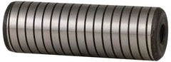 Holo-Krome - 1/2" Diam x 3-1/2" Pin Length 4000 Alloy Steel Pull Out Dowel Pin - Black Luster Finish, C 47-58 & C 60 (Surface) Hardness, 1 Beveled & 1 Threaded End - Americas Industrial Supply