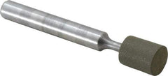 Made in USA - 3/8" Head Diam x 3/8" Head Thickness Diamond (Abrasive) Grinding Pin - 1/4" Shank Diam x 1-3/4" Shank Length - Americas Industrial Supply