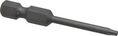 Wera - T8 Torx Bit - 1/4" Hex Drive, 2" OAL - Americas Industrial Supply