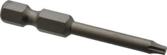 Wera - T10 Torx Bit - 1/4" Hex Drive, 2" OAL - Americas Industrial Supply