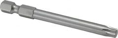 Wera - T30 Torx Bit - 1/4" Hex Drive, 2-3/4" OAL - Americas Industrial Supply