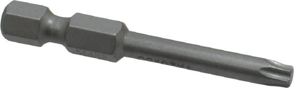 Wera - T20 Torx Bit - 1/4" Hex Drive, 2" OAL - Americas Industrial Supply