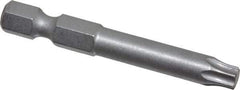 Wera - T27 Torx Bit - 1/4" Hex Drive, 2" OAL - Americas Industrial Supply