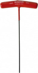 Bondhus - 2mm Hex, T-Handle Cushion Grip, Ball End Hex Key - 150mm OAL, Protanium High Torque Steel, Metric System of Measurement - Americas Industrial Supply